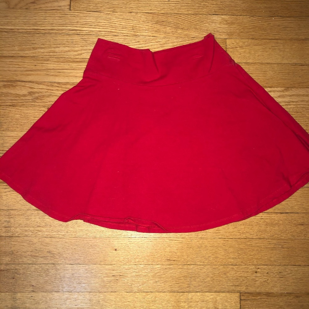Red Skater Skirt